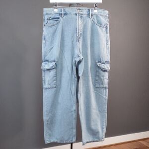 Old Navy Women's Cargo Light Blue Jeans